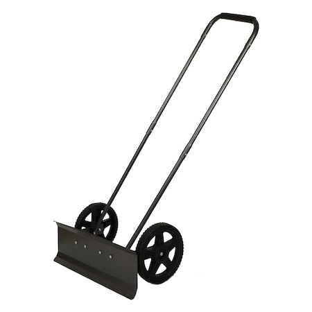 Yard Butler Snowplow Rolling Push Shovel IRSPP-24